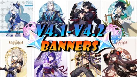 Genshin Impact 4.1 to 4.5 banners: New 5